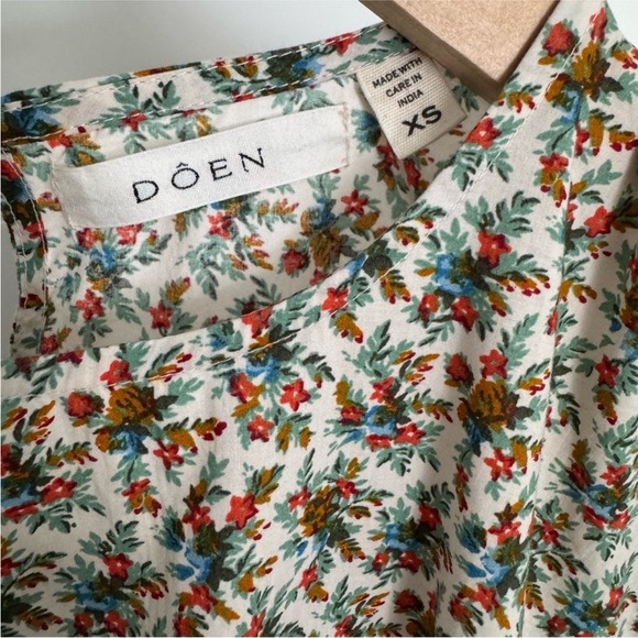 Blair Dress in Cream Fleurs D’avignon - Picture 7 of 9